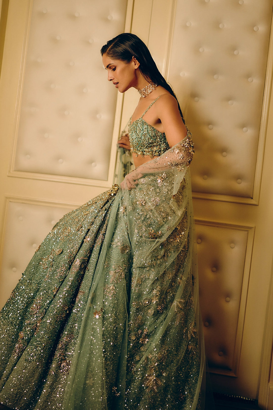 Ethereal Mist Lehenga Set