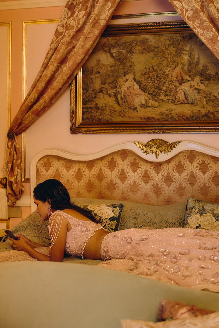 Petals of Memory Lehenga Set