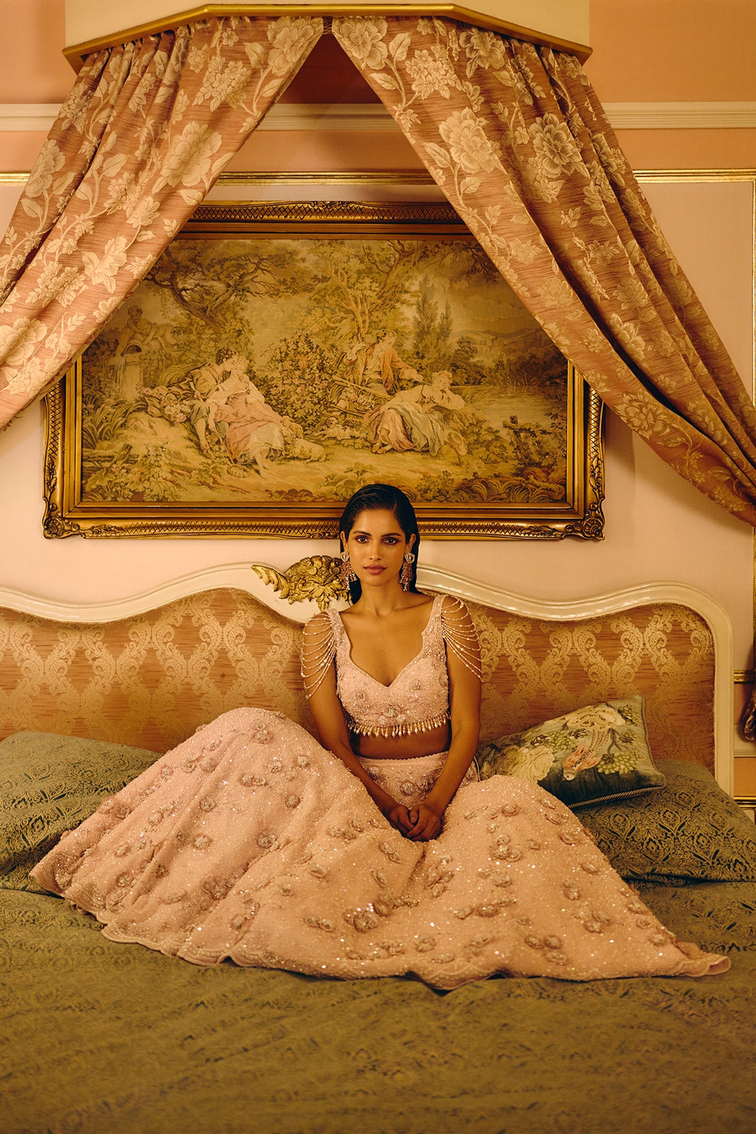 Petals of Memory Lehenga Set