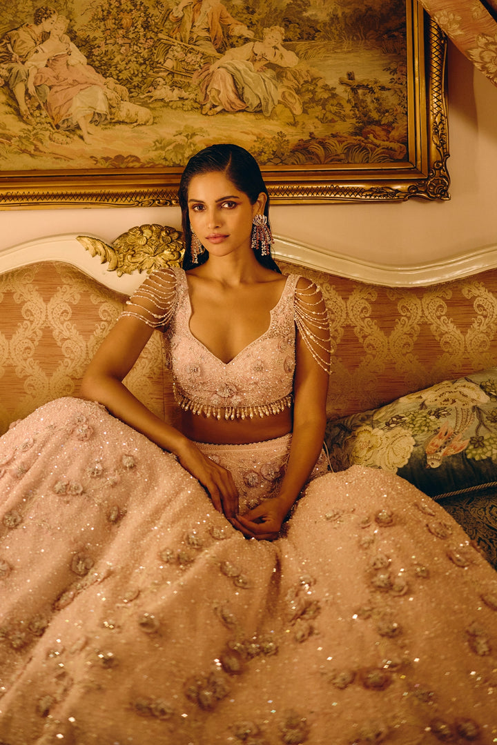 Petals of Memory Lehenga Set