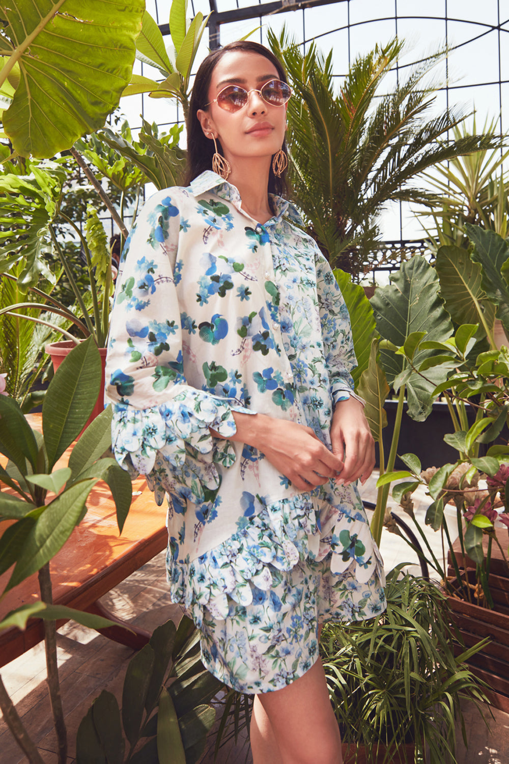 Neha Nagar In Our Erica Dual Print Co-Ord Set