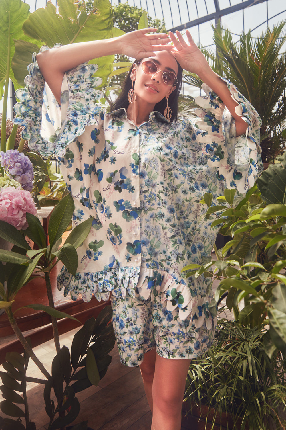 Neha Nagar In Our Erica Dual Print Co-Ord Set