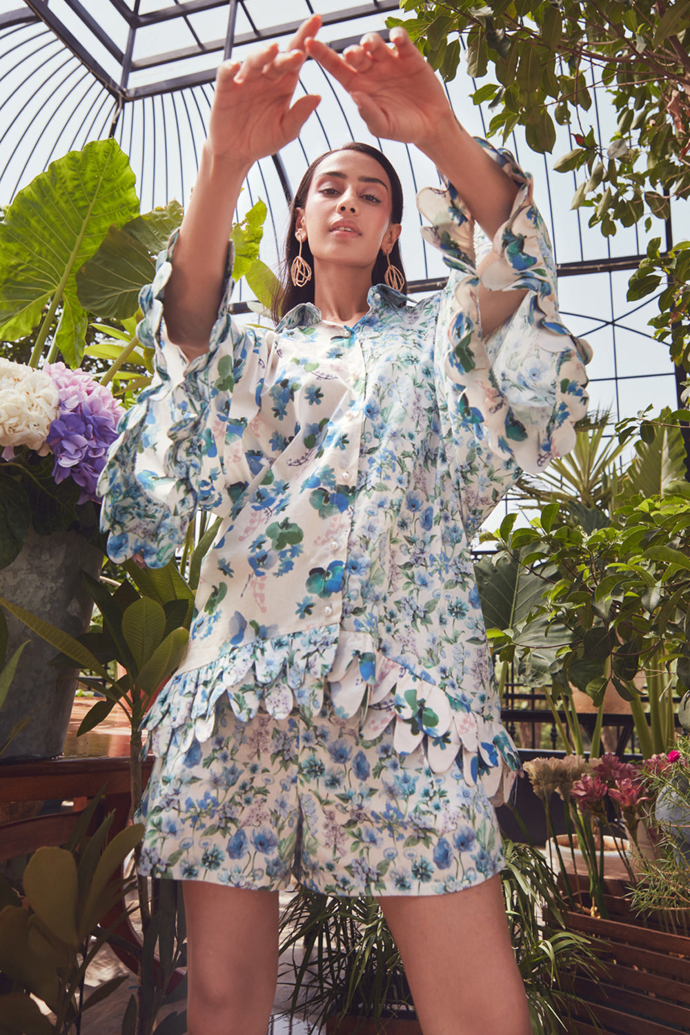 Neha Nagar In Our Erica Dual Print Co-Ord Set