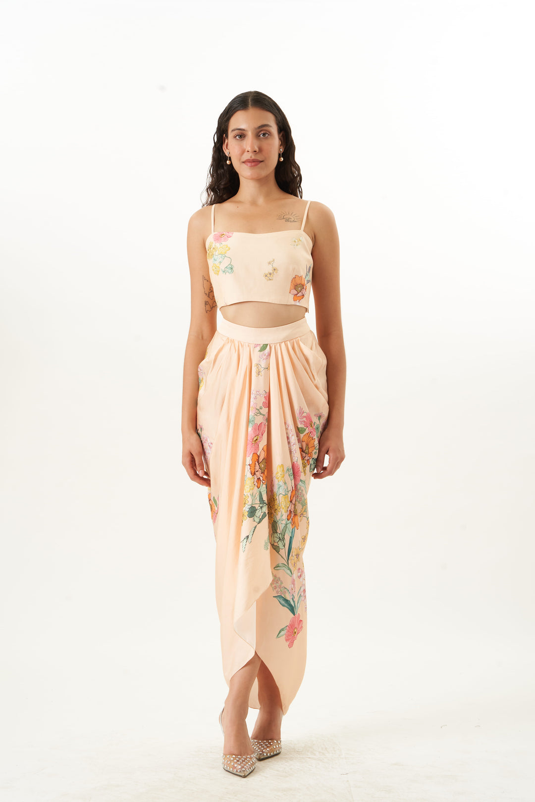 Draped in Bloom Co-ord Set