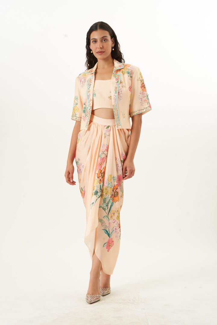 Draped in Bloom Co-ord Set