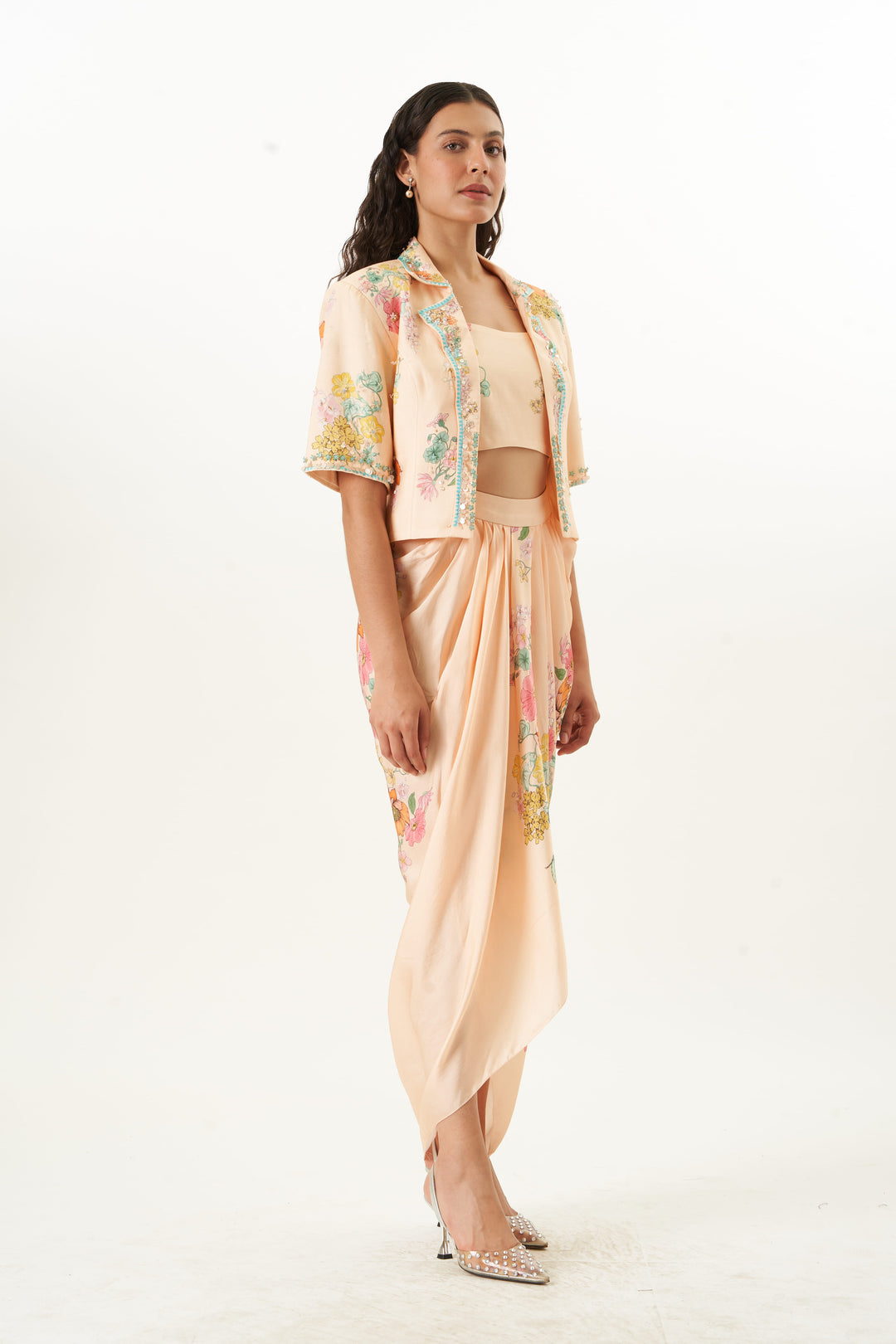 Draped in Bloom Co-ord Set