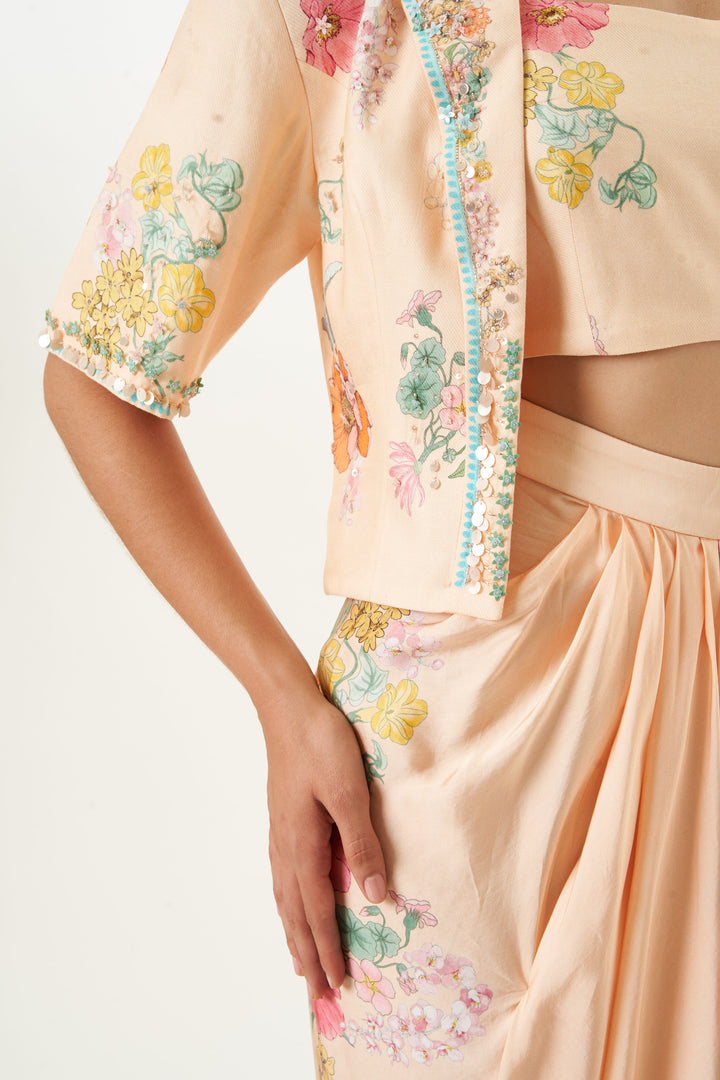 Draped in Bloom Co-ord Set