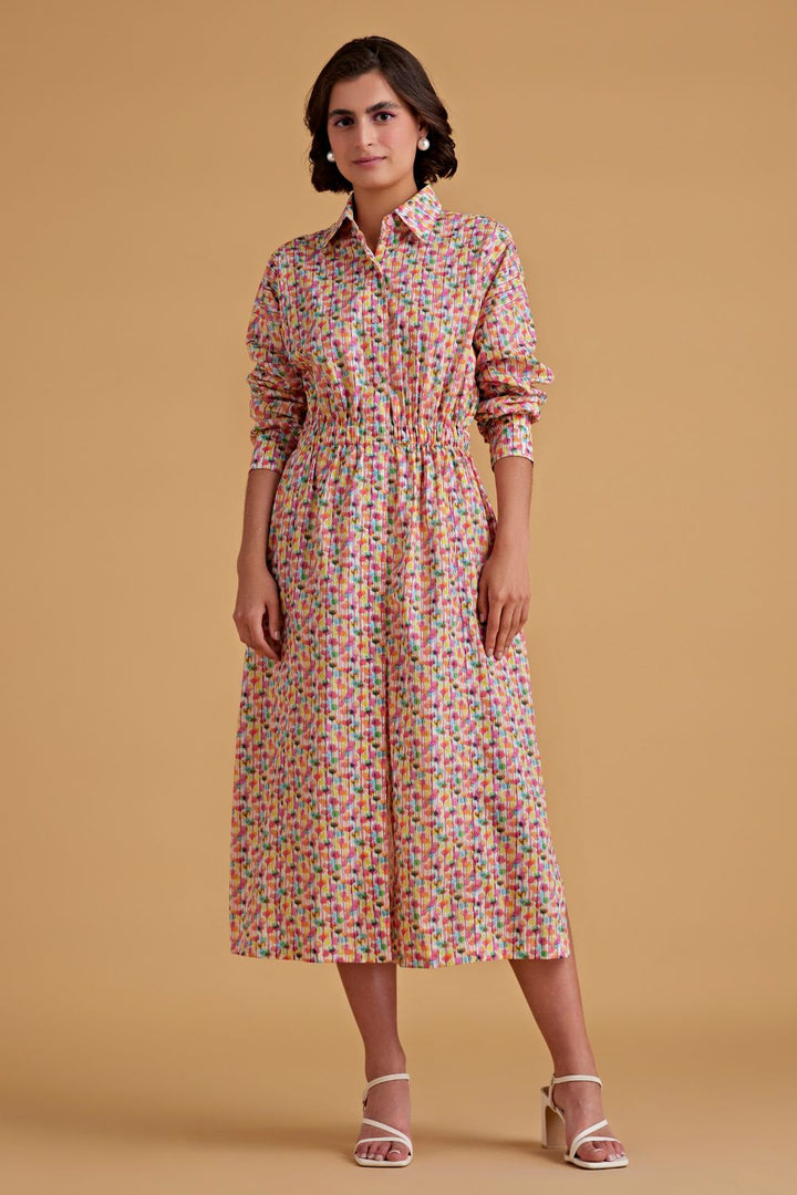 Multicolour Shirt Dress