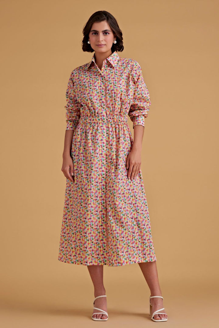 Multicolour Shirt Dress