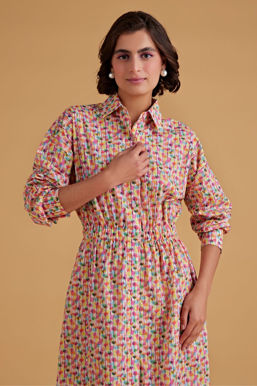 Multicolour Shirt Dress