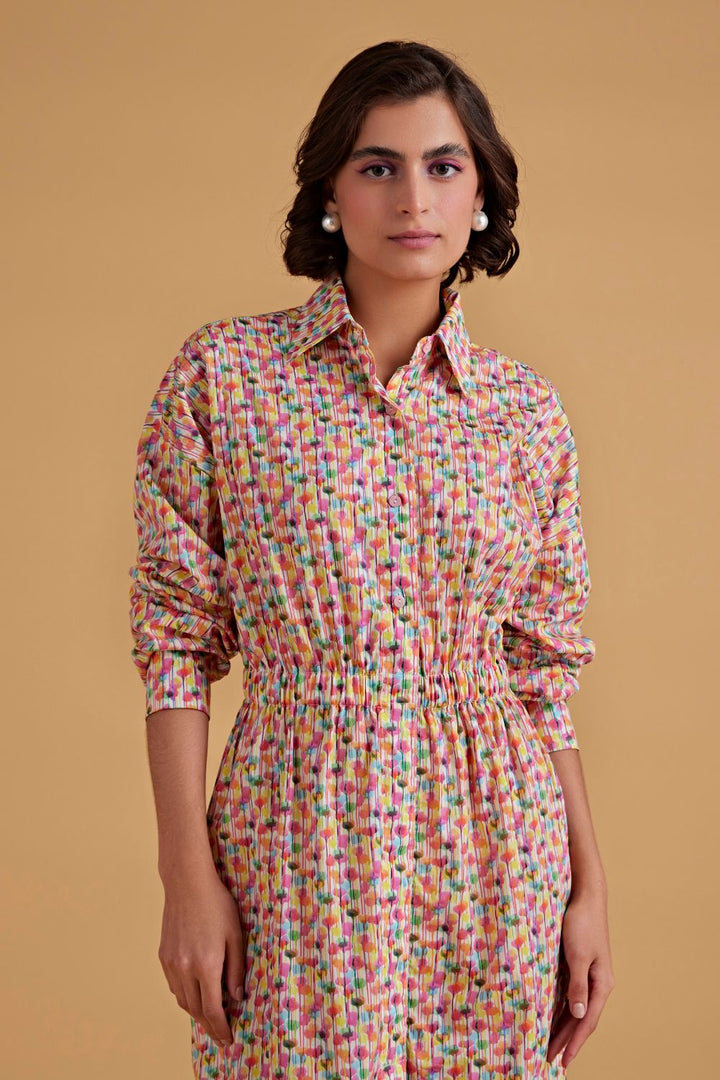 Multicolour Shirt Dress