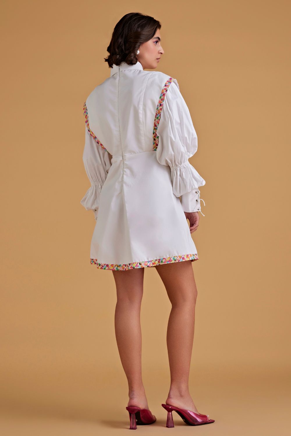 White Shirt Mini Dress