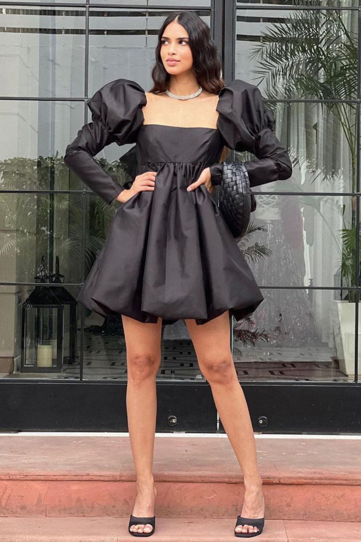 Ekta Bhadana In Our Black Short Dress