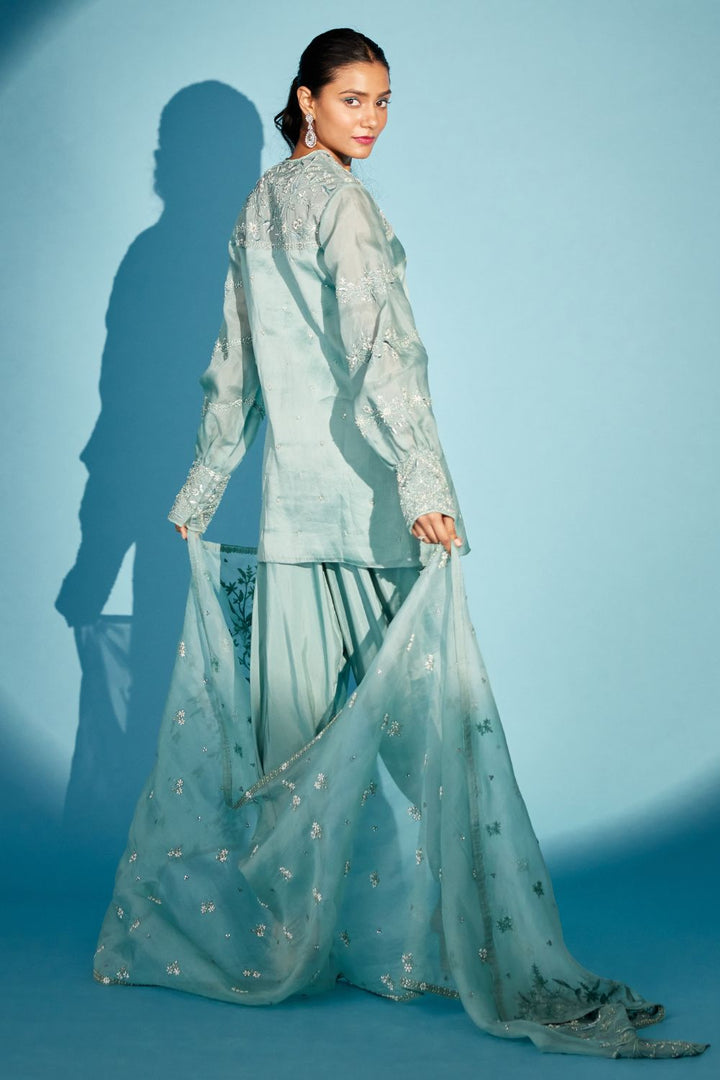 Sea Foam Green Kurta Set