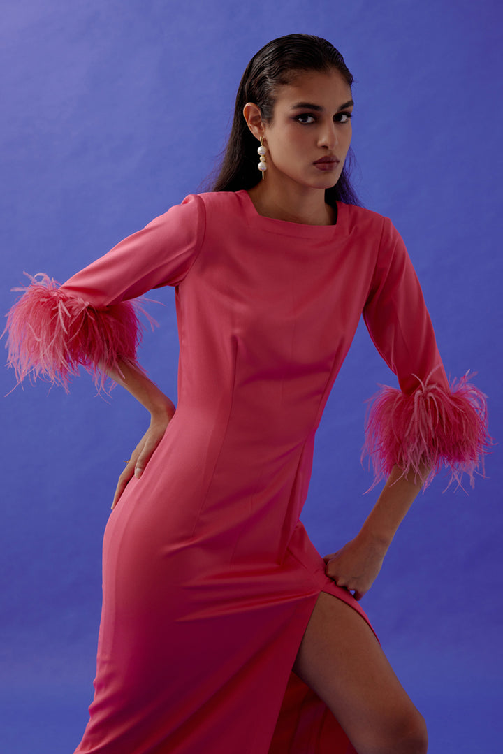 Pink Body-Con Dress