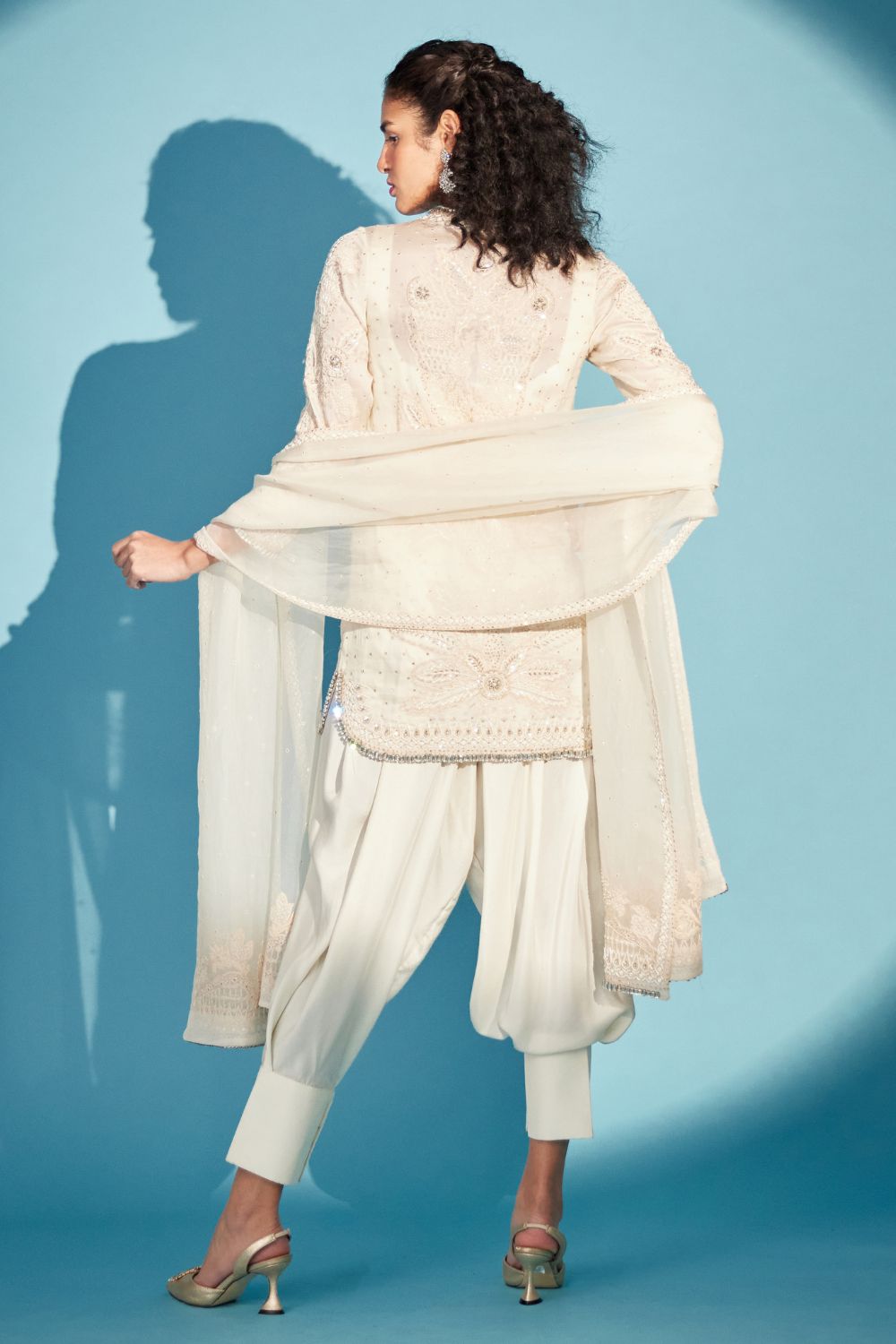 Ivory Embroidered Suit